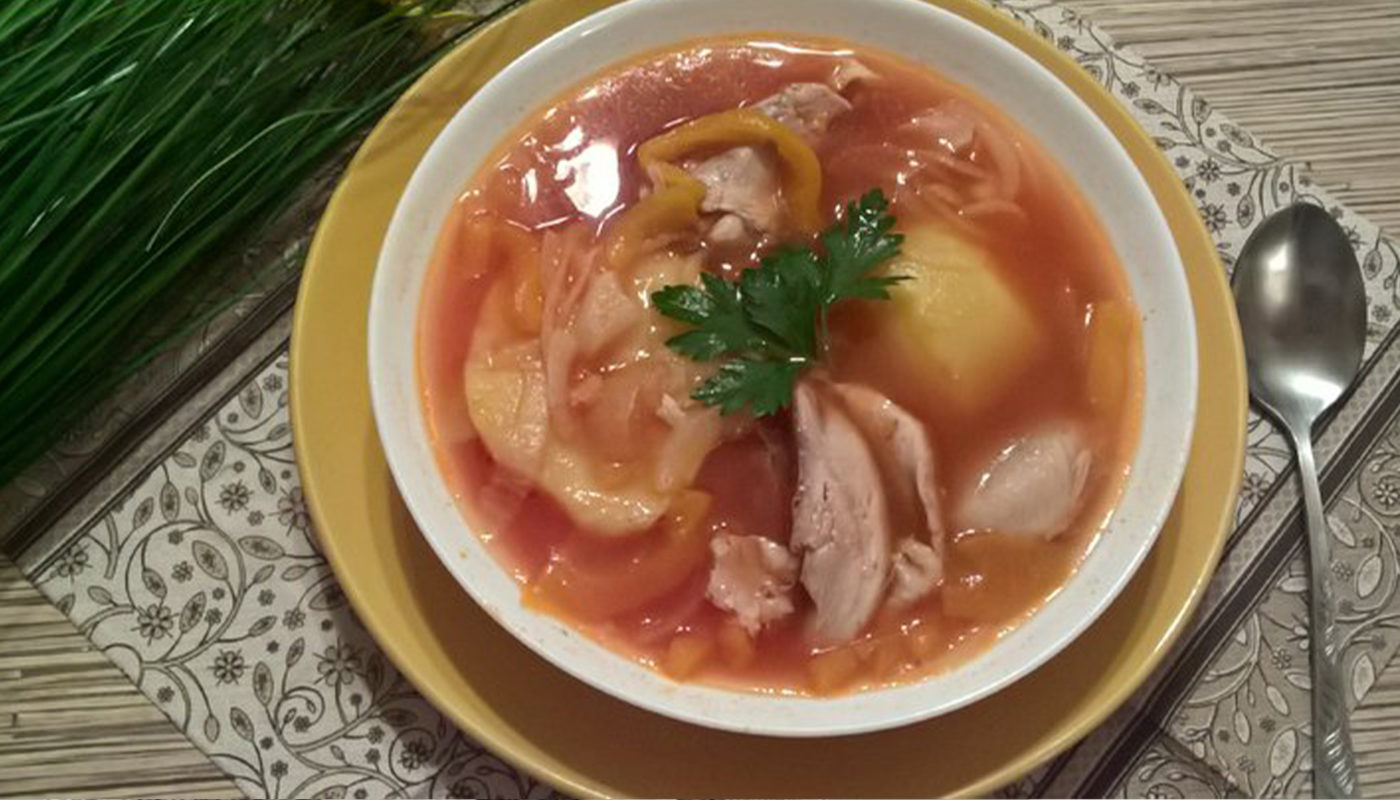 Легкий и вкусный рецепт армянского куриного супа с фото по шагам